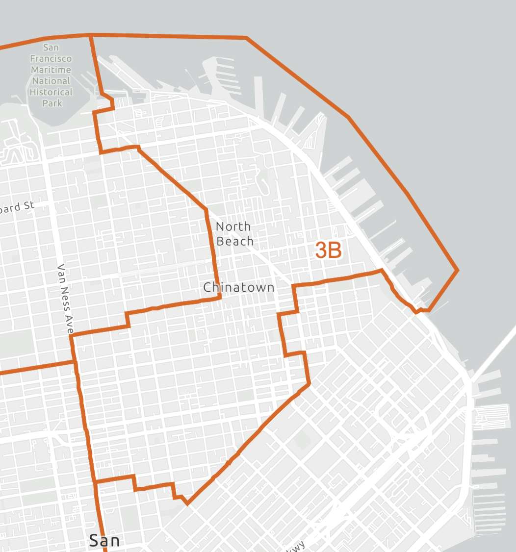 New District Map Would Break North Beach In Half — North Beach regarding Map North Beach San Francisco