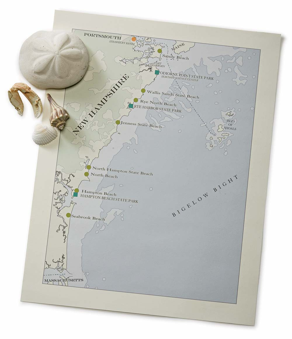 New Hampshire Seacoast: 18-Mile Vacation pertaining to Map Of New Hampshire Beaches
