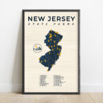 New Jersey State Park Map, New Jersey State Park Checklist, New Intended For Island Beach State Park Map New Jersey