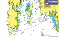 New Route For 2025. — The 29Th Bay Regatta in Beach To Bay 2025 Route Map