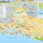 Newport Beach Sightseeing Map   Ontheworldmap Regarding Map Of California Newport Beach