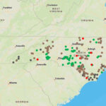 North And South Carolina Wildfire Map Shows Where Fires Could Inside Fires Myrtle Beach Sc Map