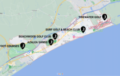 North Myrtle Beach Golf Course Map - 8 Most Popular Courses throughout Myrtle Beach Map of Golf Courses
