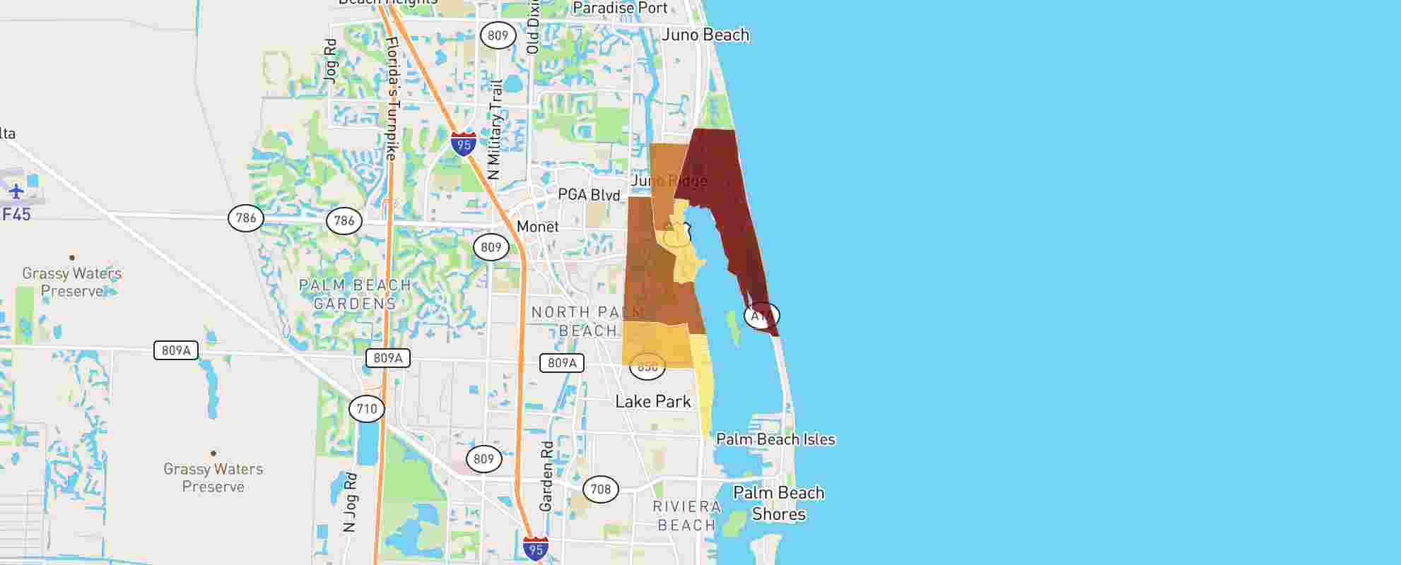 North Palm Beach, Fl Real Estate Market Data - Neighborhoodscout pertaining to Map Of North Palm Beach Florida