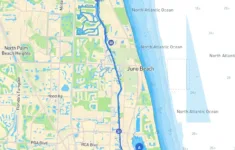 North Palm Beach To Jupiterboat - Savvy Navvy Smart Routing intended for Map of North Palm Beach Florida