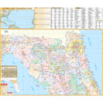 Northeast Florida Regional Wall Mapkappa   The Map Shop Throughout Map Of Northern Florida East Coast