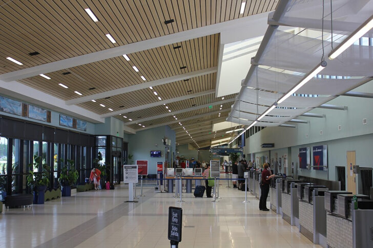 Map of Northwest Florida Beaches International Airport