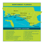 Northwest Floridavacation Guide   Vie Magazine Throughout Map Of Northwest Florida Gulf Coast Beaches