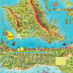 Oahu [And] Waikiki Beach For Map Of Oahu Hawaii Beaches
