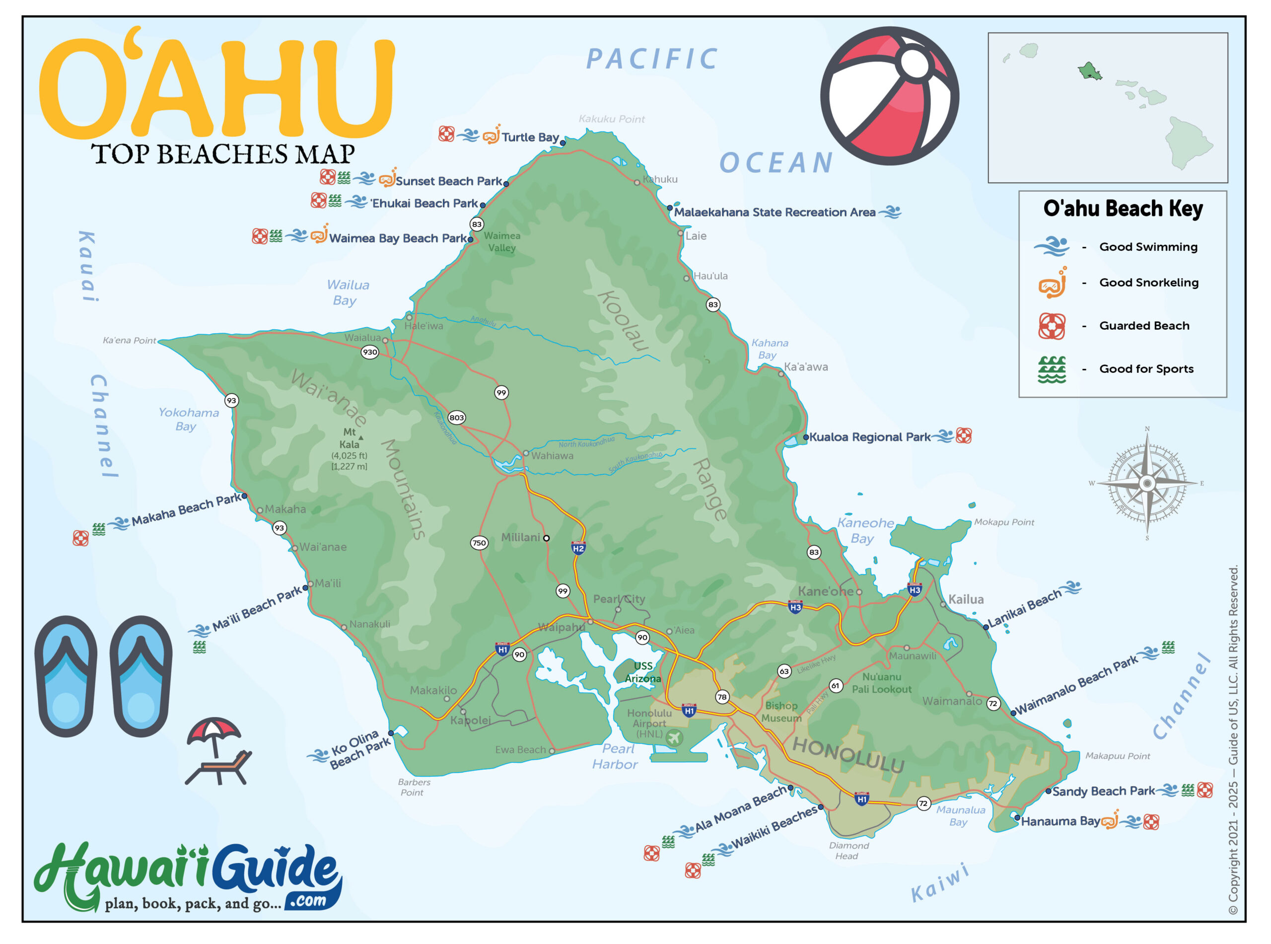 Oahu&amp;#039;S Top 20+ Beaches To Visit &amp;amp; Experience | Oahu Hawaii pertaining to Best Beaches In Oahu Map