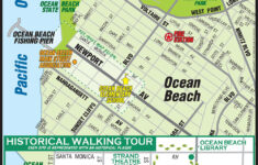 Ob Self-Guided Historic Walk | Ocean Beach San Diego Ca in San Diego Ocean Beach Map