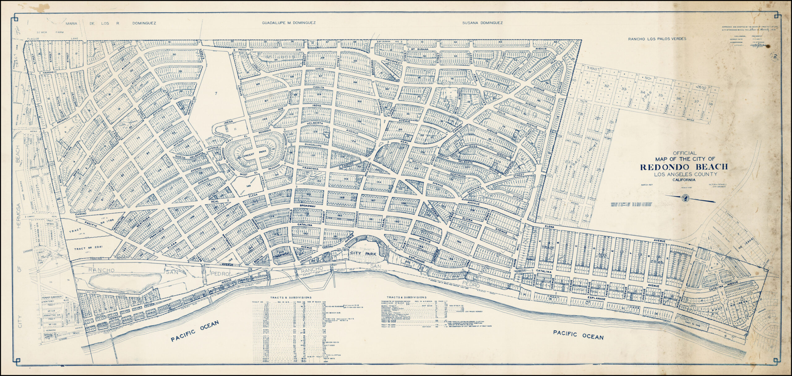 Official Map Of The City Of Redondo Beach Los Angeles County throughout Map Of Redondo Beach Ca