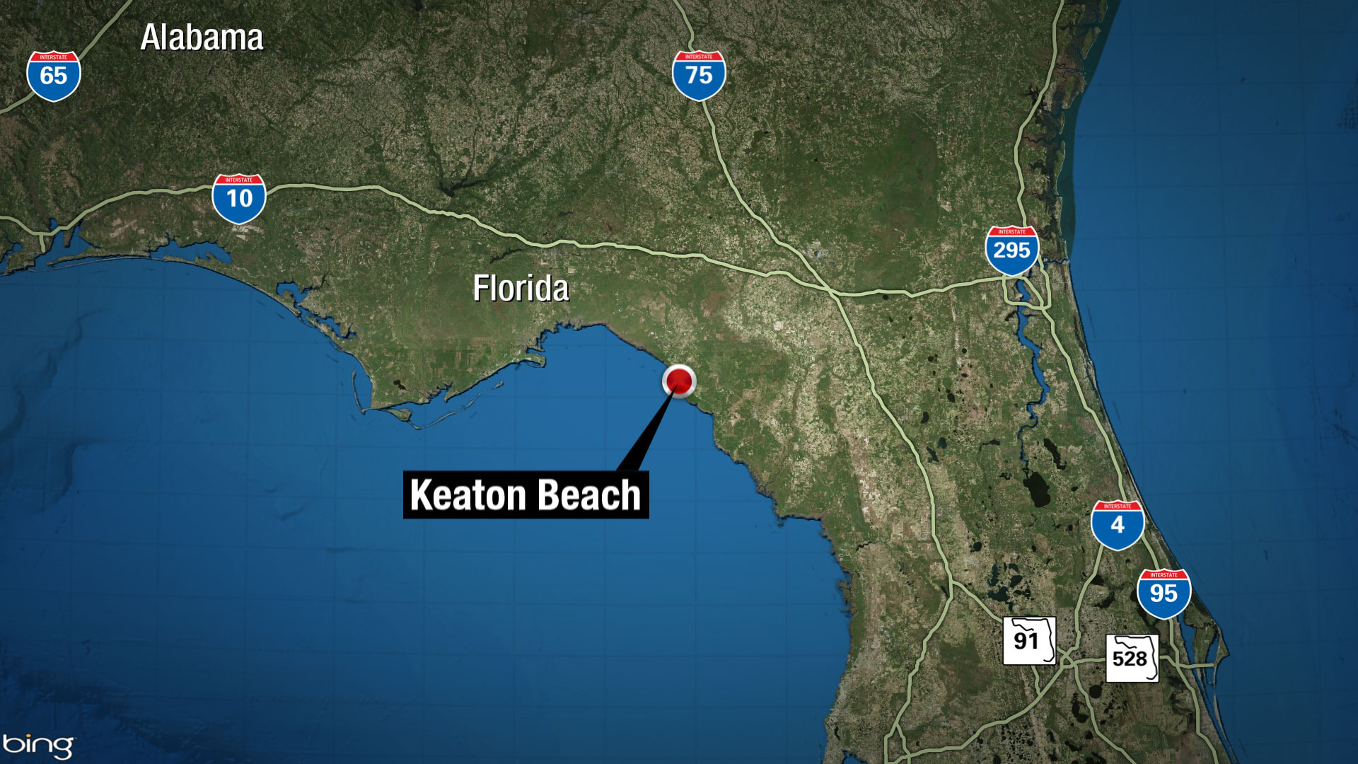 Officials: Girl Seriously Injured In Shark Attack In Florida pertaining to Map of Keaton Beach Fl