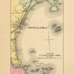 Old Orchard Beach   1894 Old Map Reprint Maine State Atlas Stuart Throughout Map Of Old Orchard Beach Maine