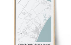 Old Orchard Beach Map Poster - Your City Map Art - Positive Prints throughout Map of Old Orchard Beach