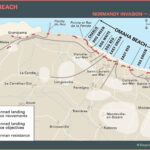 Omaha Beach | Facts, Map, & Normandy Invasion | Britannica Within Omaha Beach Map D Day