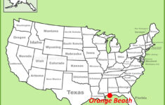 Orange Beach Location On The U.s. Map - Ontheworldmap regarding Orange Beach Alabama On A Map