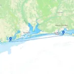 Orange Beach To Destinboat   Savvy Navvy Smart Routing Throughout Map Of Orange Beach Florida