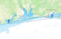 Orange Beach To Destinboat – Savvy Navvy Smart Routing throughout Map Of Orange Beach Florida