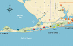 Orange Beach Trail | Gulf Shores &amp; Orange Beach with Orange Beach Alabama on a Map