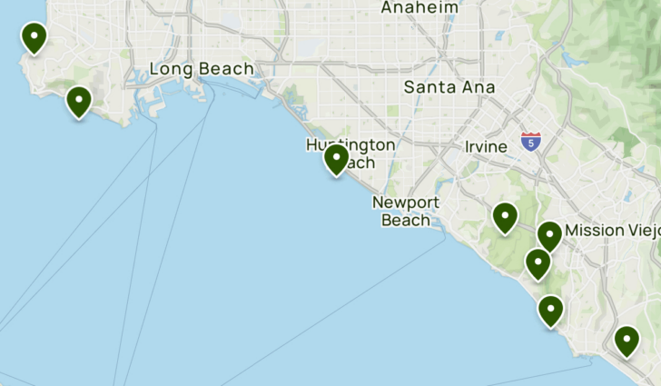 Map of Orange County Ca Beaches