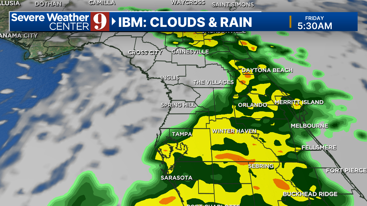 Orlando: Weather Forecast - Wftv pertaining to Weather Map Daytona Beach Fl