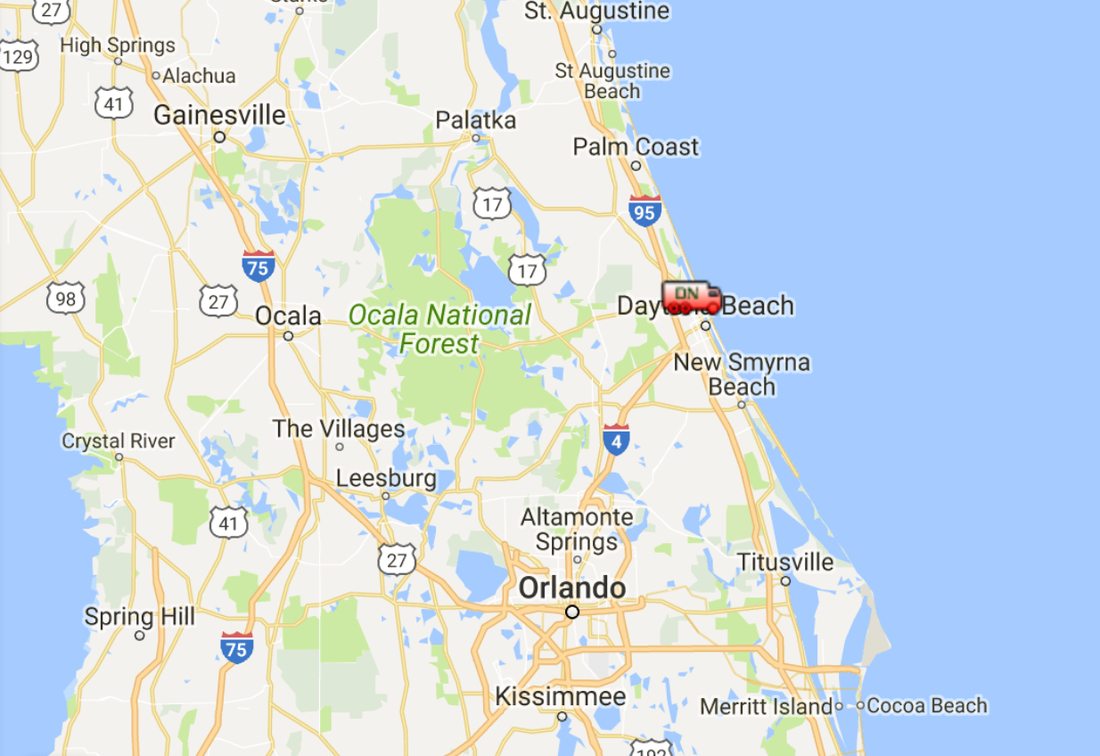 Ormond Beach pertaining to Ormond Beach Map of Florida