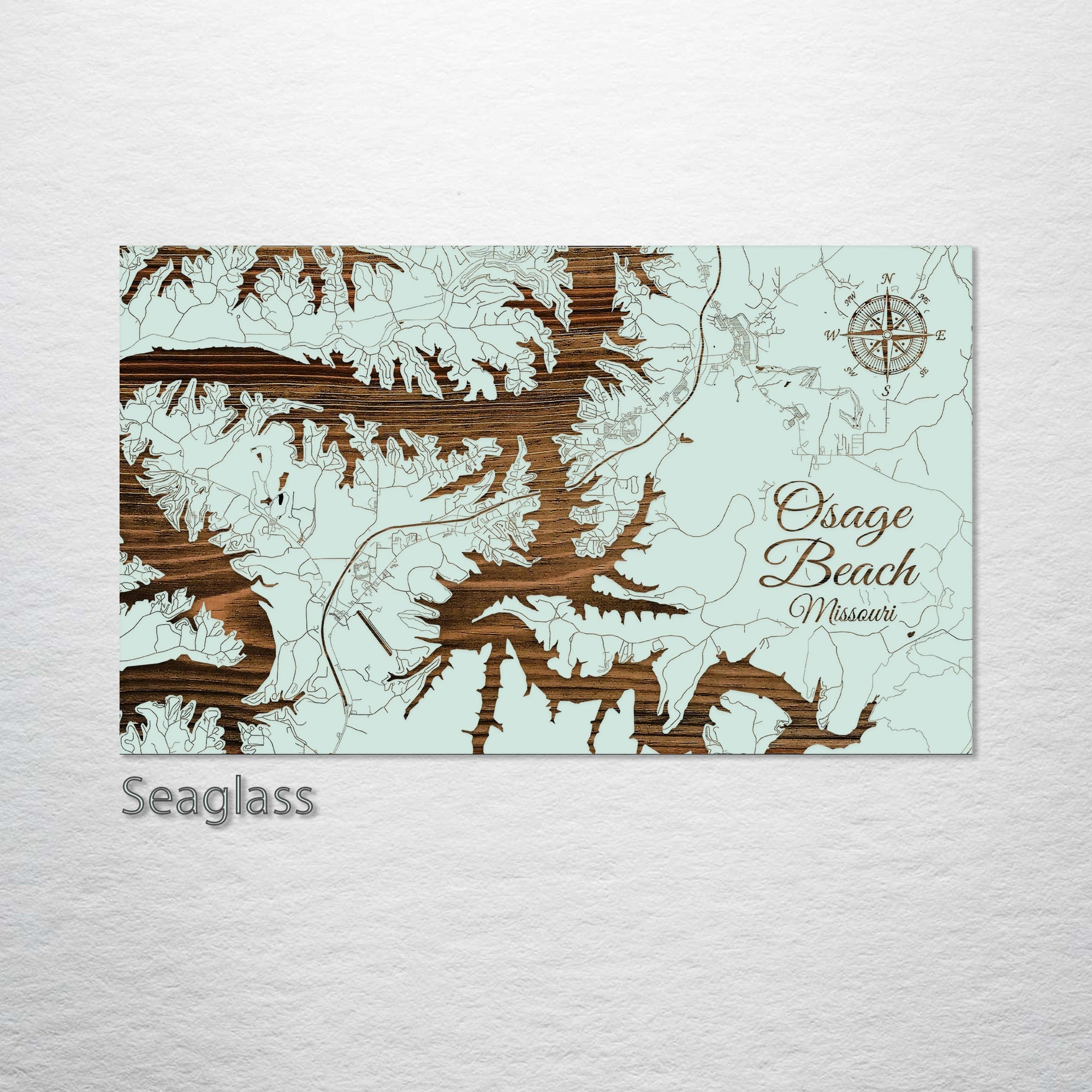 Osage Beach, Missouri Street Map | Wood Wall Decor | Home Decor with regard to Map of Osage Beach Missouri