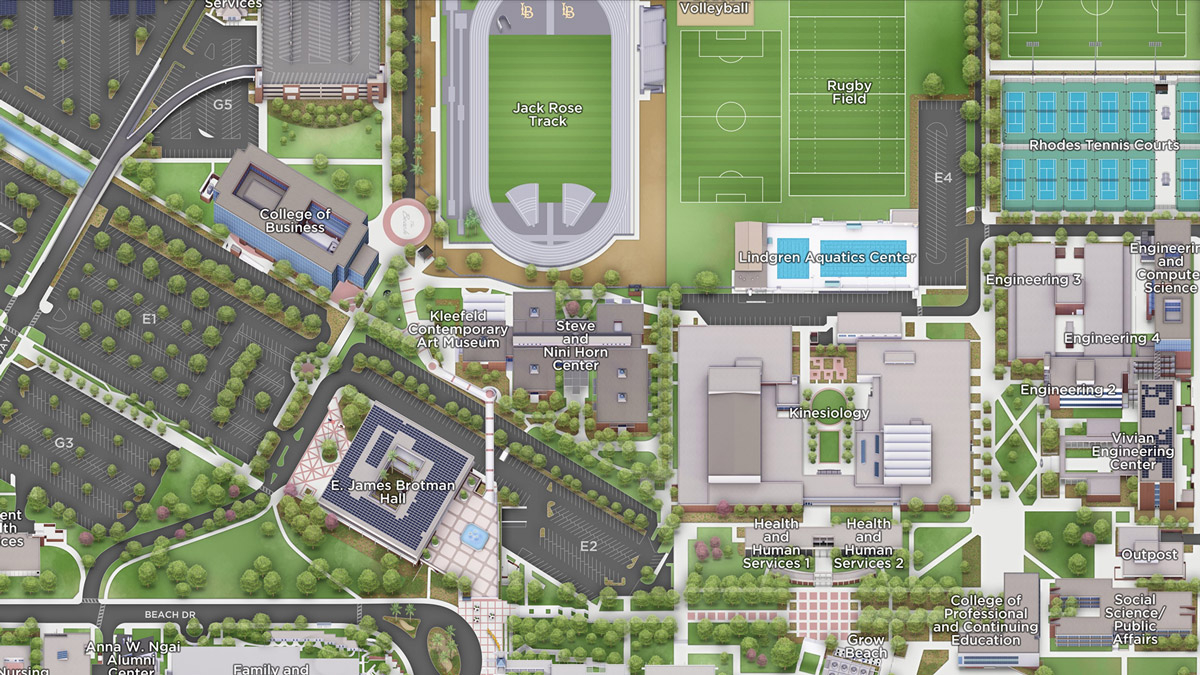 Our Campus | California State University Long Beach inside Csu Long Beach Campus Map