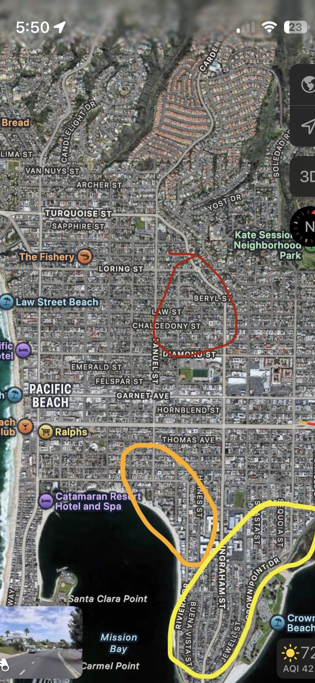 Pacific Beach Areas : R/Moving2Sandiego with regard to Map Of Pacific Beach San Diego Ca