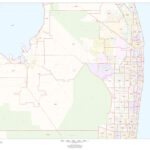 Palm Beach County, Florida Zip Codes Map In Palm Beach County Zip Codes Map