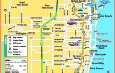Palm Beach County Tourist Map intended for Map Of West Palm Beach Area