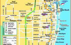 Palm Beach County Tourist Map with Palm Beach On The Map