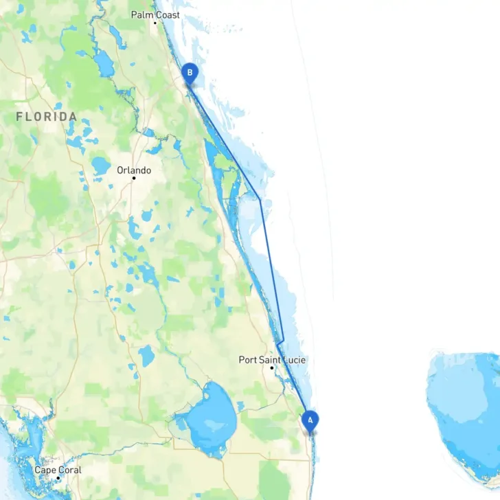 Port of Palm Beach on Map