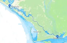 Panama City Beach To Apalachicolaboat - Savvy Navvy Smart Routing intended for Google Maps Panama City Beach