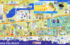 Panama City Beach Tourist Map - Ontheworldmap regarding Map of Panama City Beach Hotels