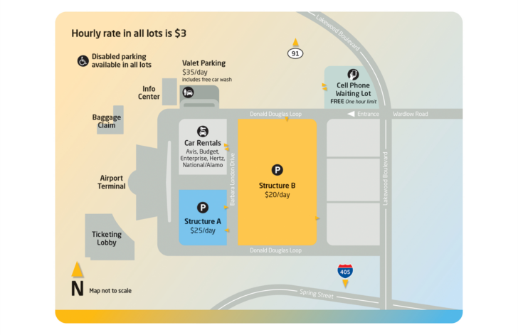 Long Beach Airport Terminal Map