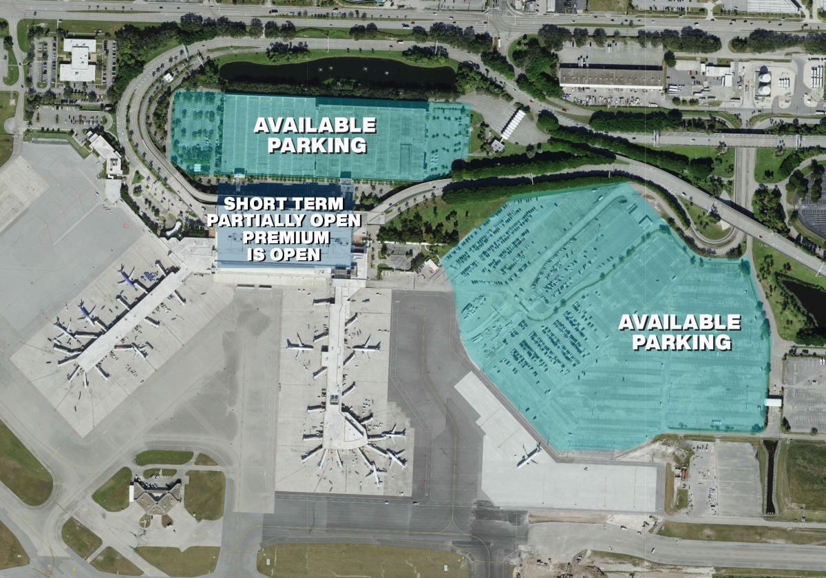Parking Garage regarding West Palm Beach Airport Parking Map
