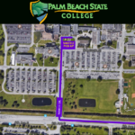 Pbsc Entrance Parking   South Florida Garlic Fest With Regard To Palm Beach State College Map