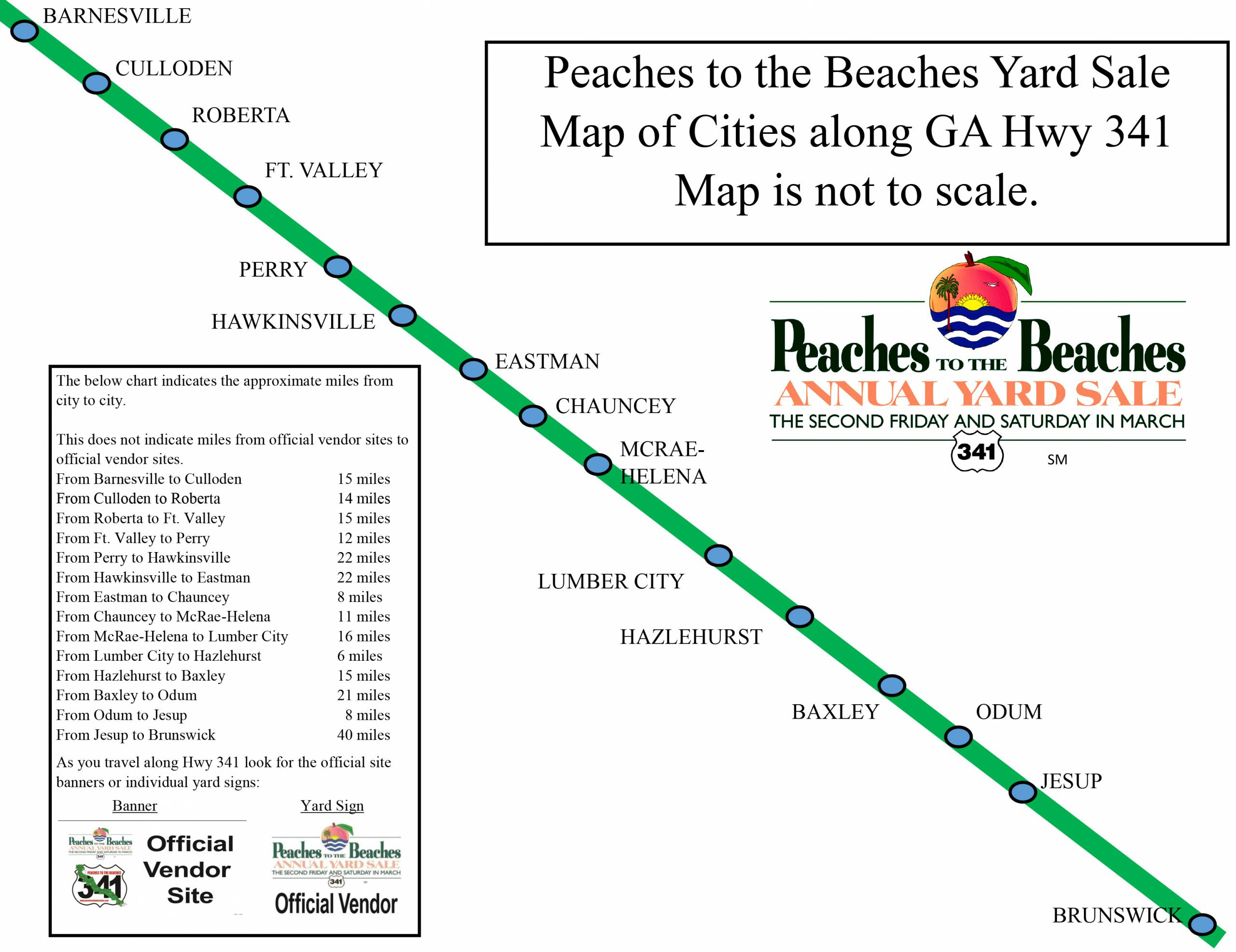 Peaches To Beaches Yard Sale Map - Allongeorgia throughout Peaches To Beaches 2025 Map