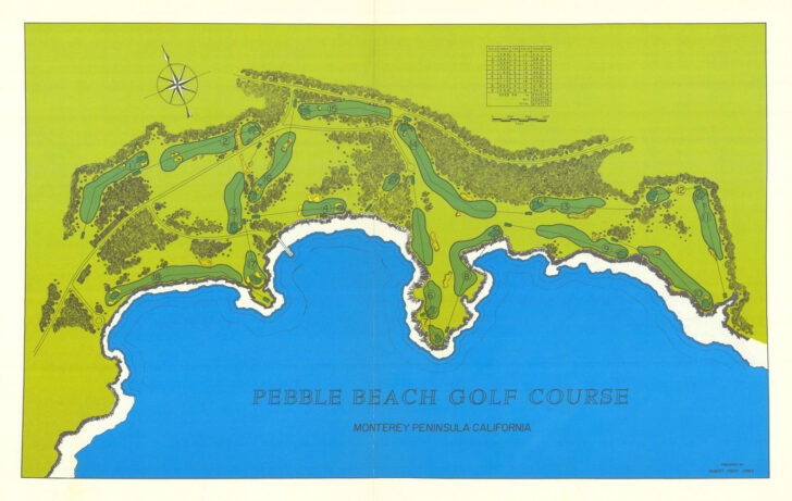 Pebble Beach Golf Courses Map