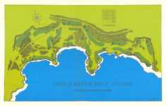 Pebble Beach Golf Course - Monterey Peninsula, California Von within Map Of California Pebble Beach