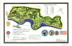 Pebble Beach Golf Links Del Monte Lodge Pebble Beach California pertaining to Map Of Pebble Beach Golf Courses