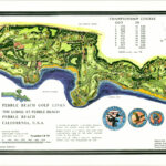 Pebble Beach Golf Links Del Monte Lodge Pebble Beach California Regarding Pebble Beach Golf Courses Map