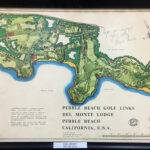 Pebble Beach Golf Links Del Monte Lodge Pebble Beach California Within Map Of Pebble Beach Golf Courses