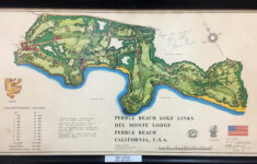 Pebble Beach Golf Links Del Monte Lodge Pebble Beach California within Map Of Pebble Beach Golf Courses