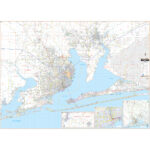 Pensacola & Milton, Fl Wall Mapkappa   The Map Shop For Map Of Pensacola Beach Fl