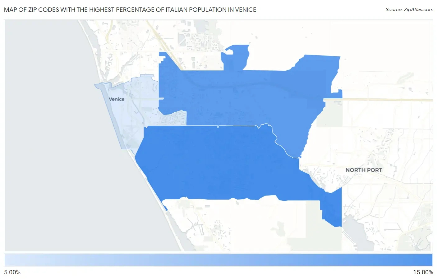 Percentage Of Italian Population In Venicezip Code In 2025 regarding Venice Beach Zip Code Map