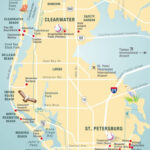 Pinellas County Map Clearwater, St Petersburg, Fl Throughout Map Of St Petersburg Beach Florida