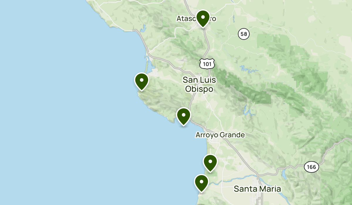 Pismo Beach | List | Alltrails within Pismo Beach on a Map